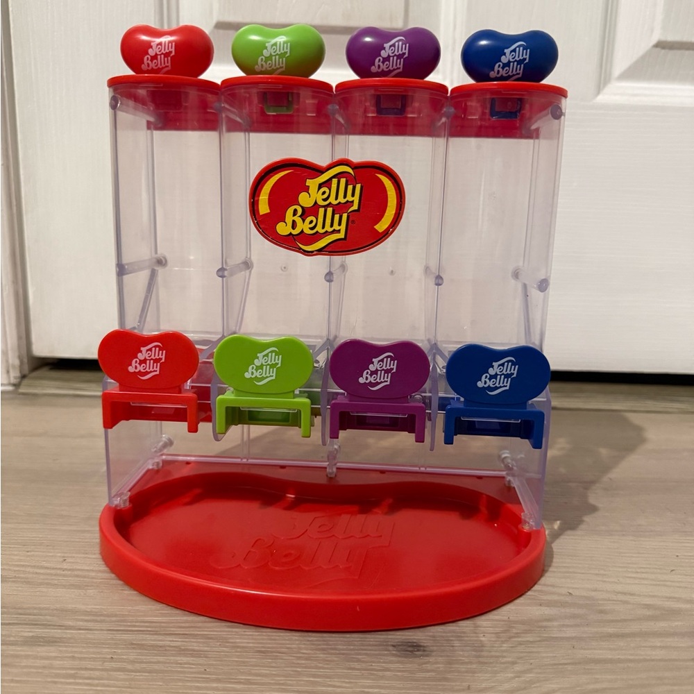 Jelly Belly Candy Dispenser with Colorful Accents